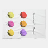 Un macaron? Mais oui! Theedoek (Horizontaal)