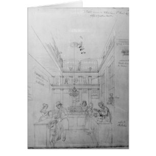 Un magasin de boisson alcoolisée de Londres, 1839
