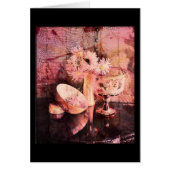 Un magnifique collage floral rose (Devant)