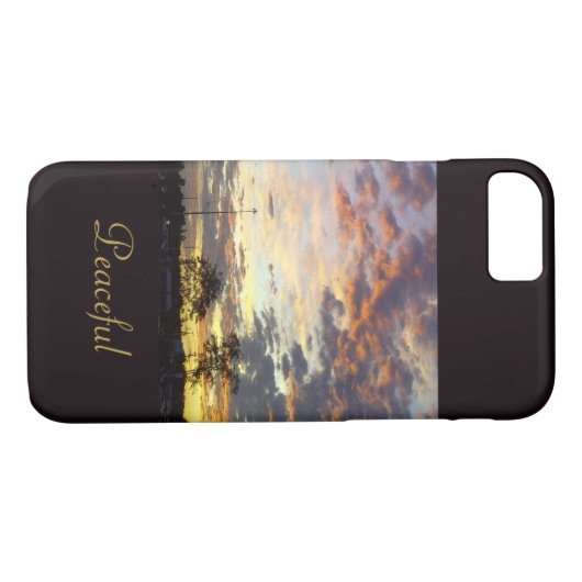 Un magnifique coucher de soleil "pacifique" Coque (Dos (Horizontal))