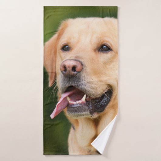 Un magnifique Labrador doré (Serviette de bain)