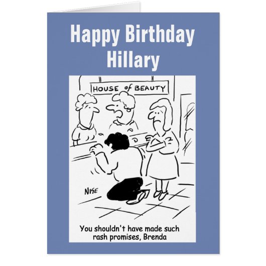 Un mari déçu au salon de beauté (Devant)