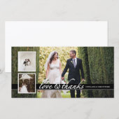 Un Mariage chic et intemporel Merci trois Cartes p (Devant / Derrière)