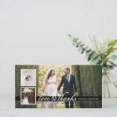 Un Mariage chic et intemporel Merci trois Cartes p (Debout devant)