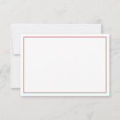 Un mariage d'affaires élégant RSVP (Dos)