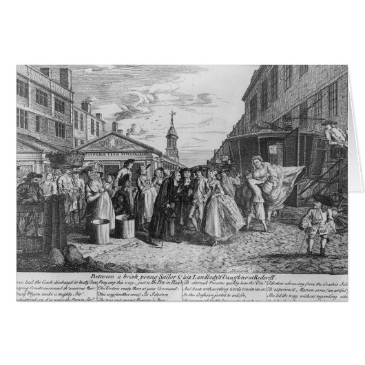 Un Mariage de flotte, 1747 (Devant horizontal)