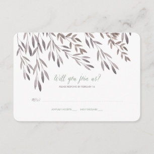 Un mariage Fleur sauvage RSVP