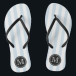 Un mariage monogramme branché Favor | N'importe qu<br><div class="desc">Célébrez dans le style avec ces tongs mariages branchés. Ce design est facile à personnaliser avec votre propre libellé et vos invités seront ravis quand ils reçoivent ces fabuleuses faveurs de fête.</div>