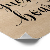 Un Mariage Rustique moderne signe notre affiche de (Coin)