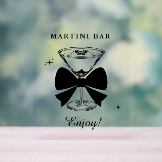 Un Martini Un Peu Plus Ancien Martini Bar Annivers (Neutre)