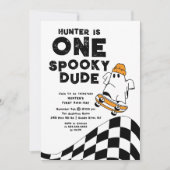 Un Mec Éffrayant Invitation d'anniversaire (Devant)