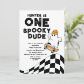 Un Mec Éffrayant Invitation d'anniversaire (Debout devant)