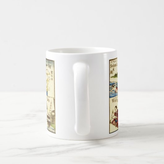 Un mélange à la mode de tasse anglaise de mots (Poignée)