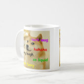 Un Mème De Chien Beaucoup De Chien Drôle Mug (Devant gauche)
