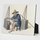 Un Mender de Porcelaine, plaque 28 de 'Le Costume (Côté)