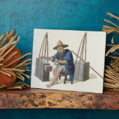 Un Mender de Porcelaine, plaque 28 de 'Le Costume (Côté)