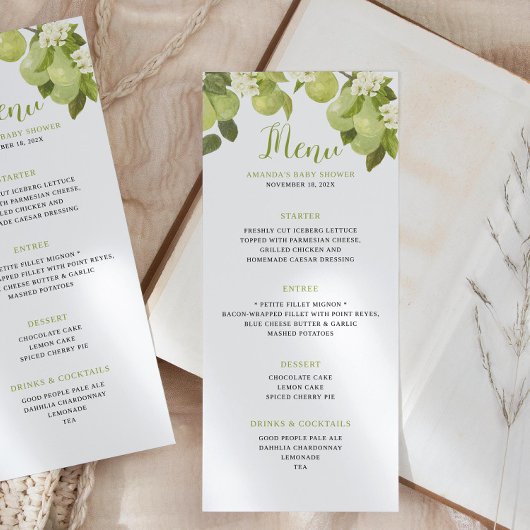 Un Menu Doux Petite Poire