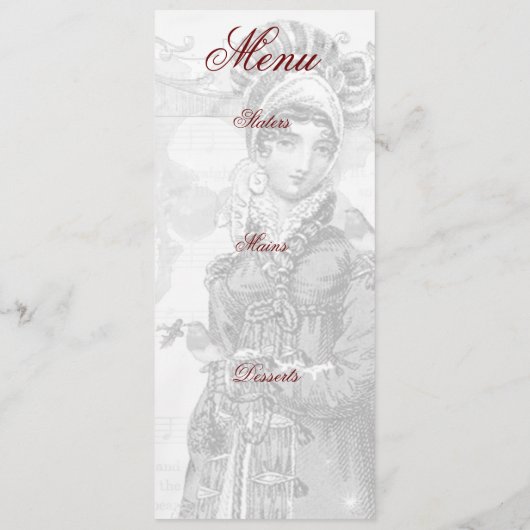 Un menu inspiré de Noel Jane Austen (Dos)