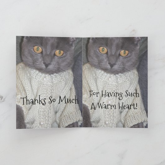 Un Merci Coeur Chaud (Intérieur)