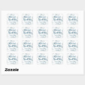 Un Merci doux - Stickers Mariage (Feuille)