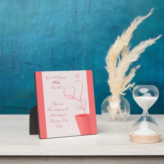 Un Merci pour maman Plaque (Insitu)