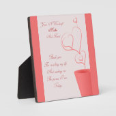 Un Merci pour maman Plaque (Recto)