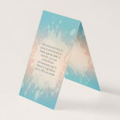 Un merci tendre aux couleurs d’aube (Back)