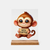 Un mignon bureau a besoin de singe café (Recto)