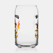 Un mignon dragon de bébé en équipement de pompier (Gauche)