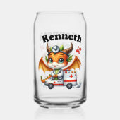 Un mignon dragon pour bébé aide dans un hôpital (Verso)