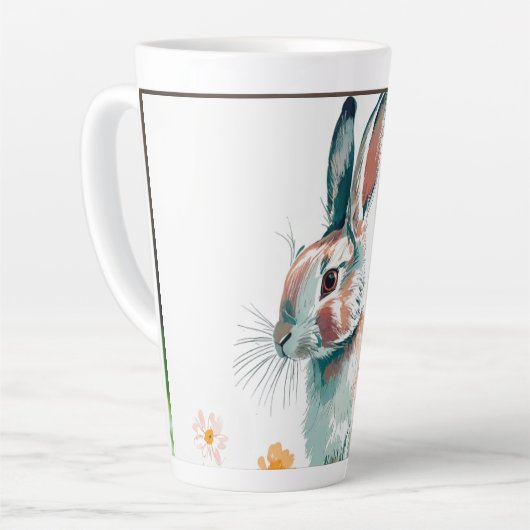 Un mignon hamster mangeant une tasse design carott (Angle gauche)