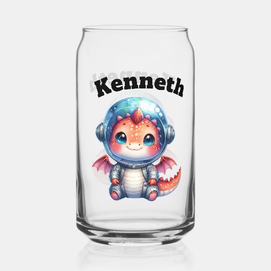 Un mignon petit dragon dans un casque spatial ! 🐉 (Verso)