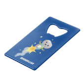 Un mignon robot volant dans l'espace dessin animé (Devant Angle)