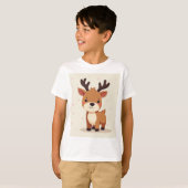 Un mignon T-shirt de Noël (Devant entier)