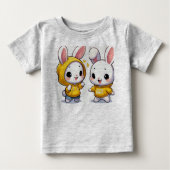 un mignon t-shirt lapin (Devant)