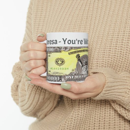 Un million de dollars de café de la Coupe de Mug