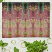 Un Mini Serviette De Thé Vert Accentué (Plié)