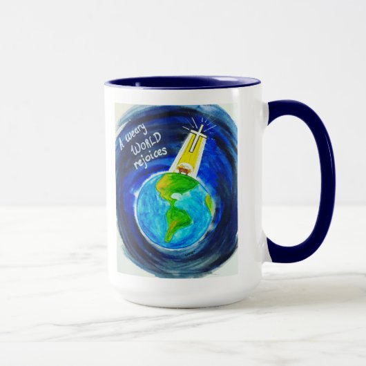 Un monde fatigué - Café Mug (Droite)