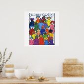 Un Monde Une Famille Grande Poster (Cuisine)