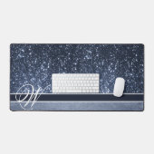 UN MONOGRAMME BLEU MOODIEN, ÉDITABLE (Clavier et souris)