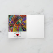 Un morceau de moi est allé avec ta carte de voeux (Intérieur)