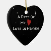 Un morceau de mon coeur - Ornement du Souvenir (Droite)