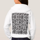 un motif cachemire noir et blanc (Dos)