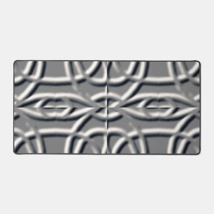 Un motif de design d'art en relief gris argenté un