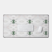 Un Motif de neige blanche et de ruban de Noël (Clavier et souris)