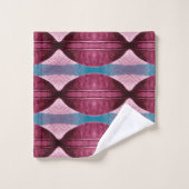 Un motif d'impression en tissu multicolore dynamiq (Gant de toilette)