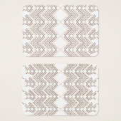 Un motif géométrique extensible aux formes diamant (Devant & derrière)