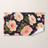 Un motif sans soudure avec des roses roses sur un  (Serviette à main)