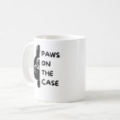 Un mug à café avec un chat dessus "Tellement uniqu (Devant gauche)