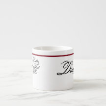 Un mug à espresso - Citation d'Emily Dickinson